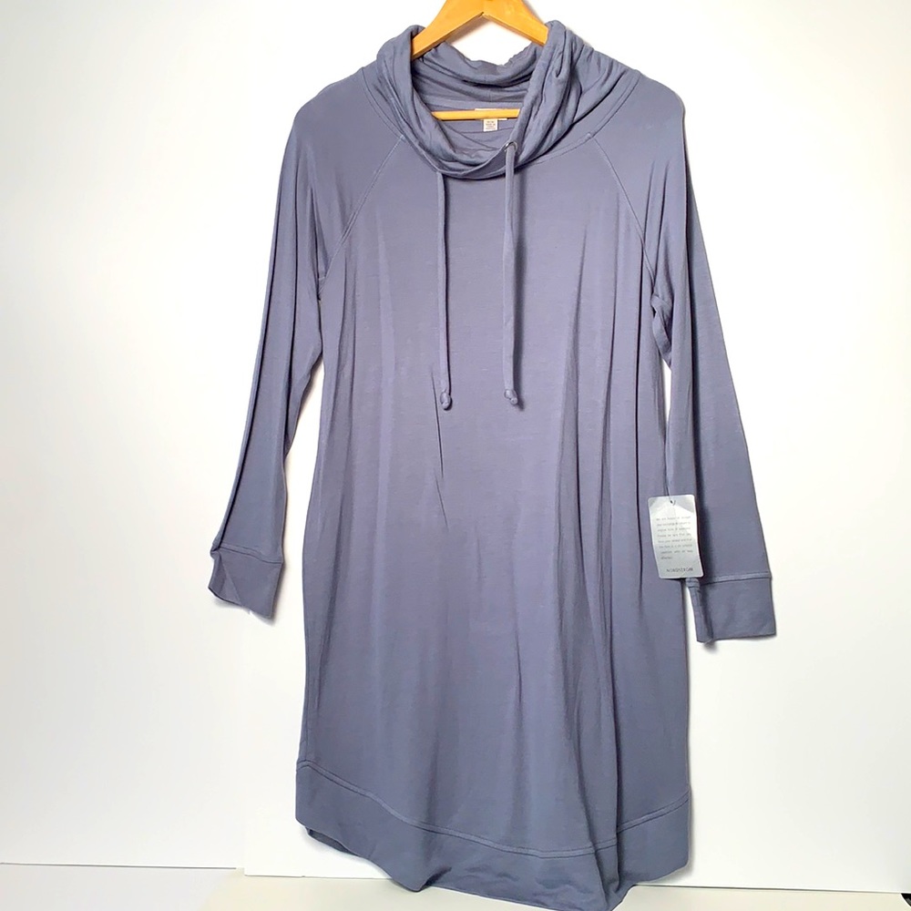 Spense Gray Pullover long Sweater NWTGS Size M